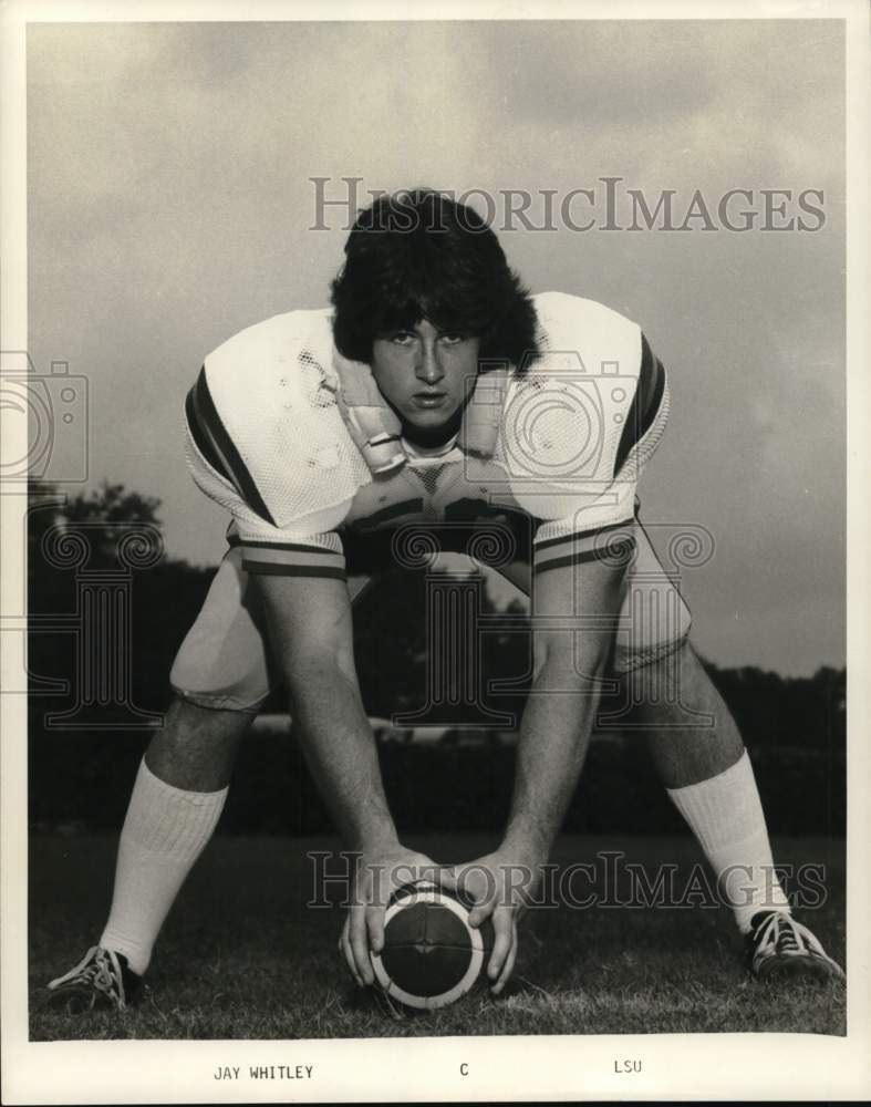 1978 Press Photo LSU Football Center Jay Whitley - nos32102 - Historic Images