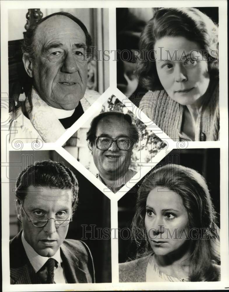 1986 Writer John Mortimer &amp; Stars of &quot;Paradise Postponed&quot; - Historic Images