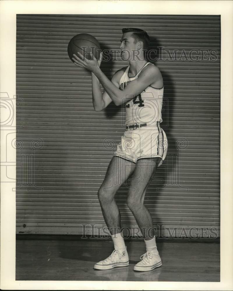 Press Photo Doug Yates, Vanderbilt University Basketball Guard - nos32231- Historic Images