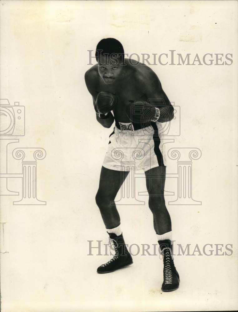 Joe Sharp Boxing 1968 Press Photo Boxer Joe Shaw - nos32255 - Historic Images
