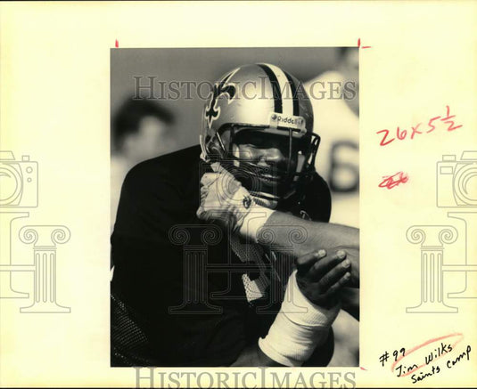 1990 Press Photo Jim Wilks,