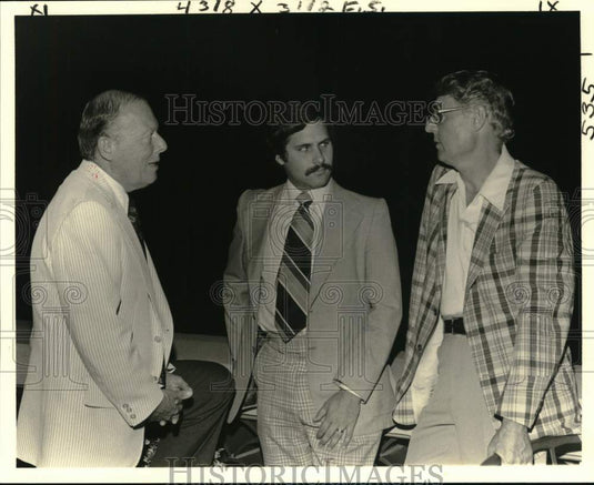 1979 Press Photo NFL Staff on Super Bowl Planning Mission in New Orleans- Historic Images