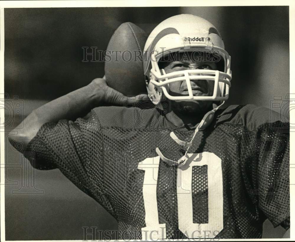 1984 Press Photo Breaker Quarterback Joe Walton - nos32471- Historic Images