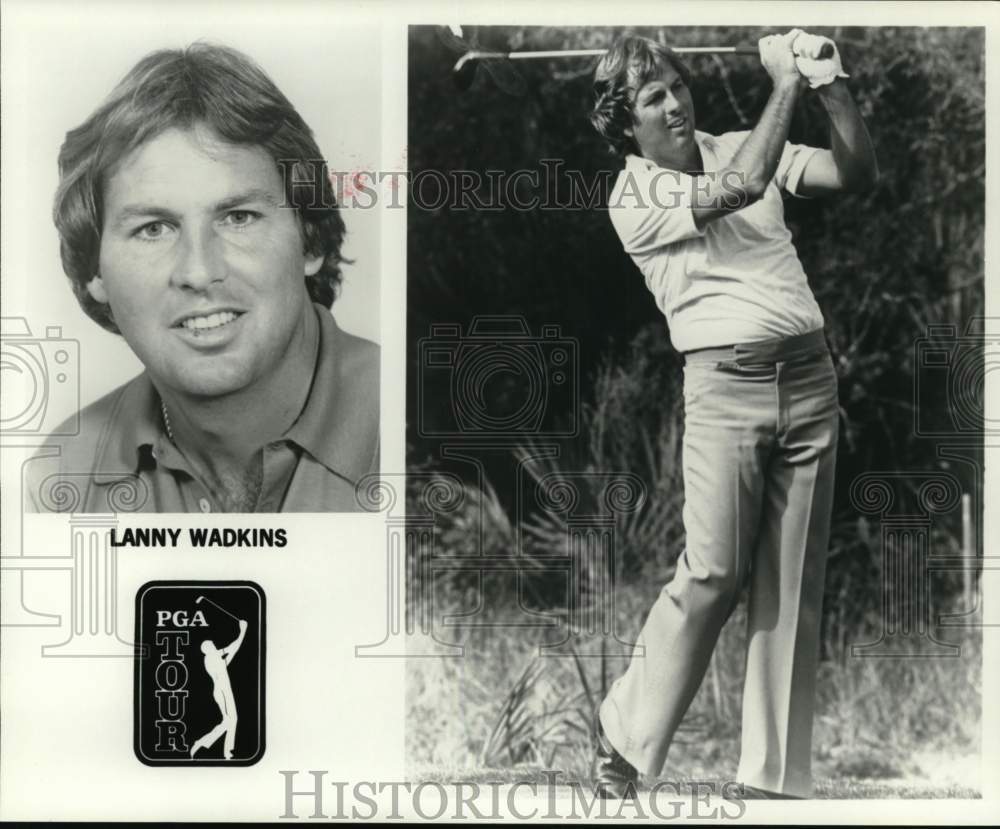 1984 Press Photo Golfer Lanny Wadkins on PGA Tour - nos32662- Historic Images