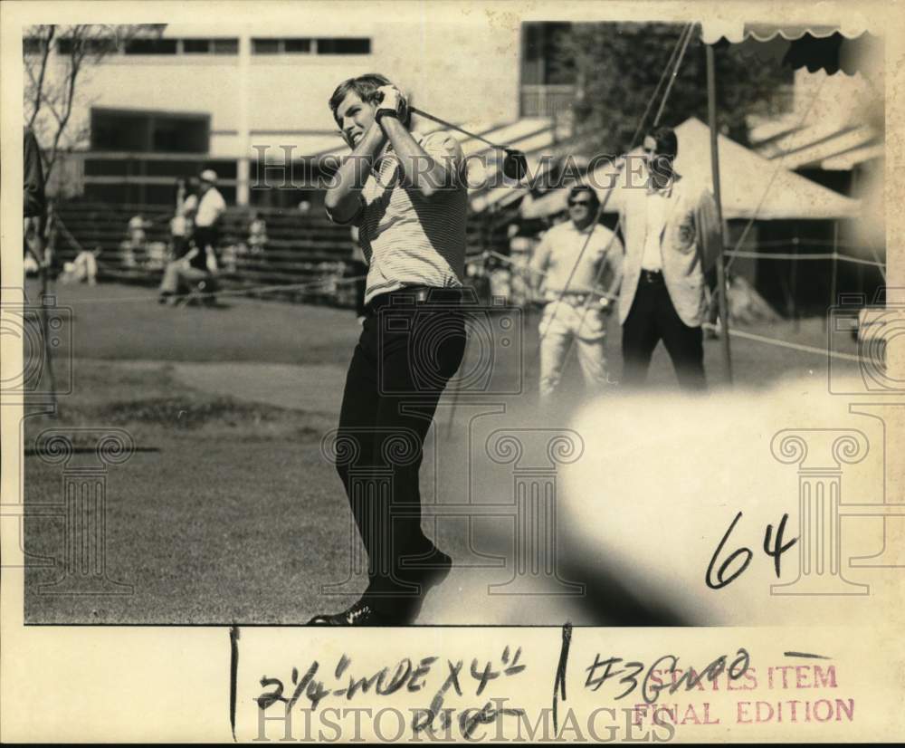 1972 Press Photo Golfer Lanny Wadkins - nos32663- Historic Images