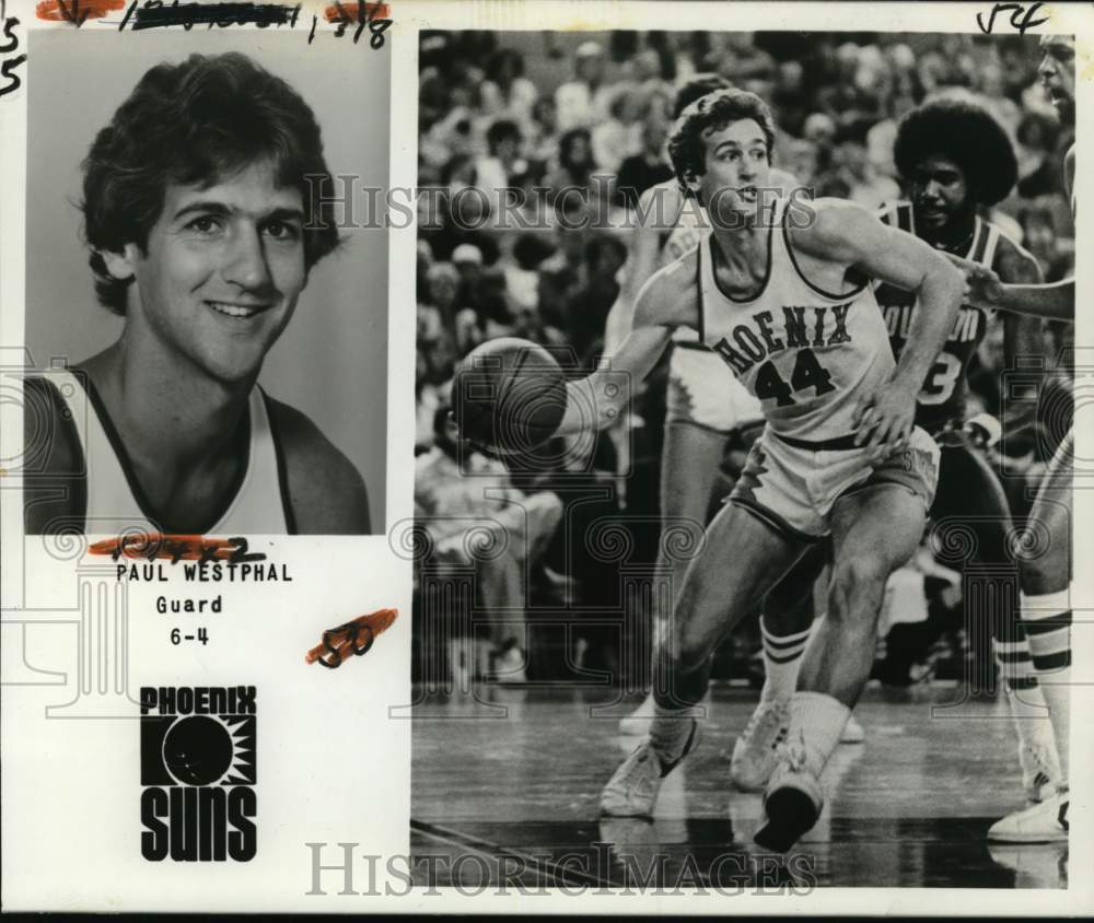 1979 Press Photo Paul Westphal of Phoenix Suns - nos32694- Historic Images