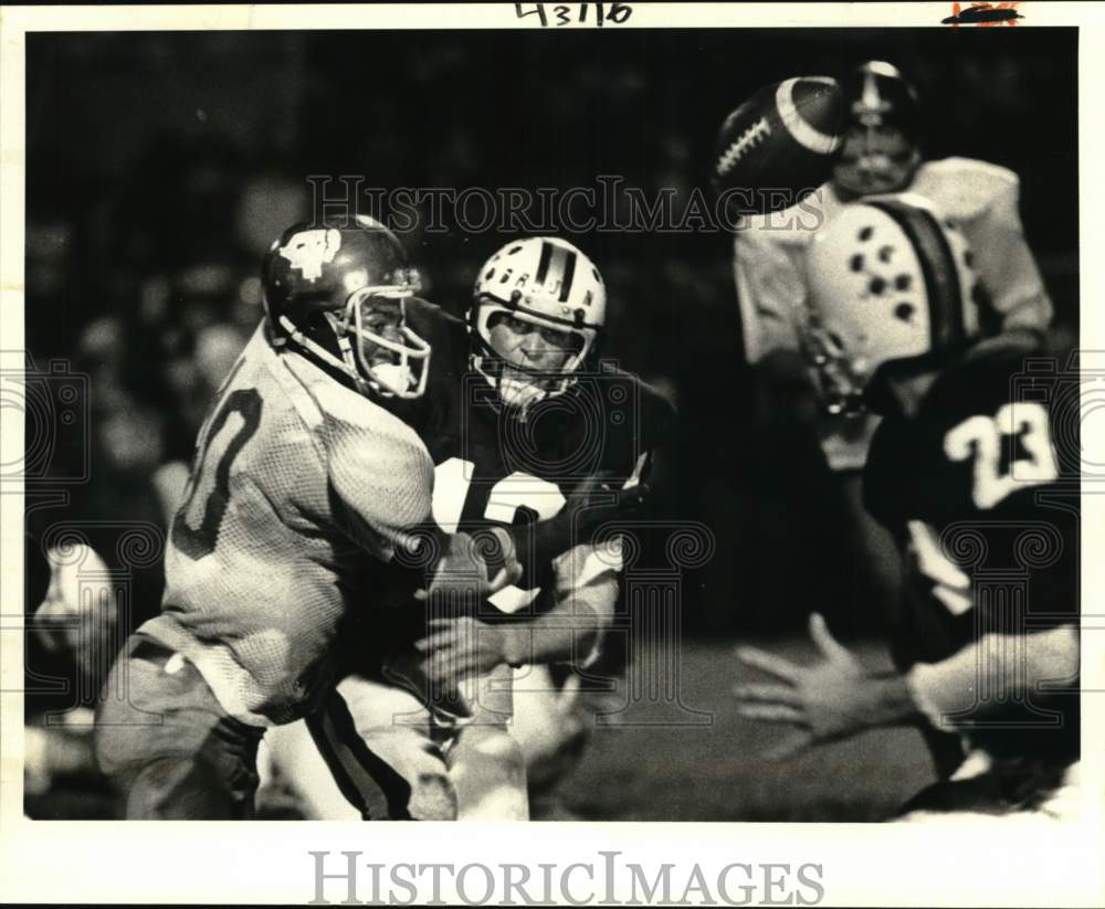 1987 Press Photo Bonnabel vs. South Lafourche Football - nos32784 - Historic Images