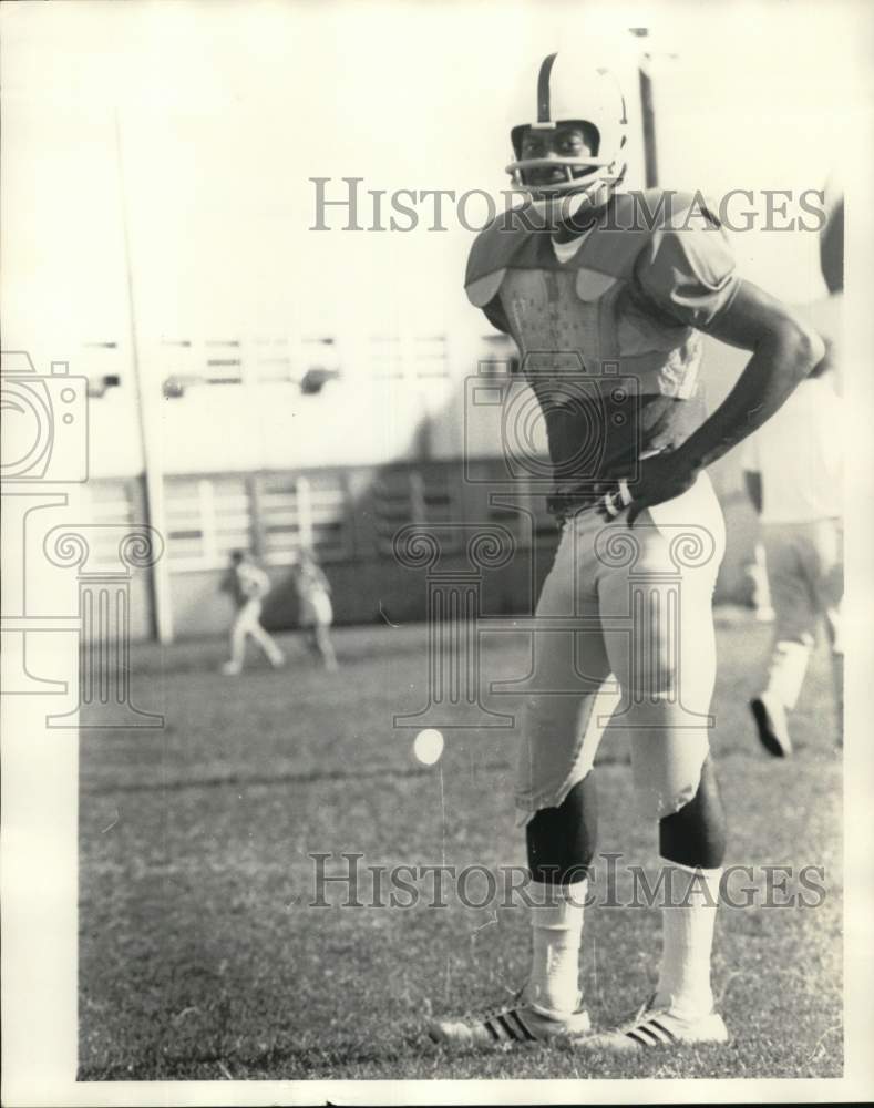 1976 Press Photo Wyatt Washington, Tulane University Football - nos32871 - Historic Images