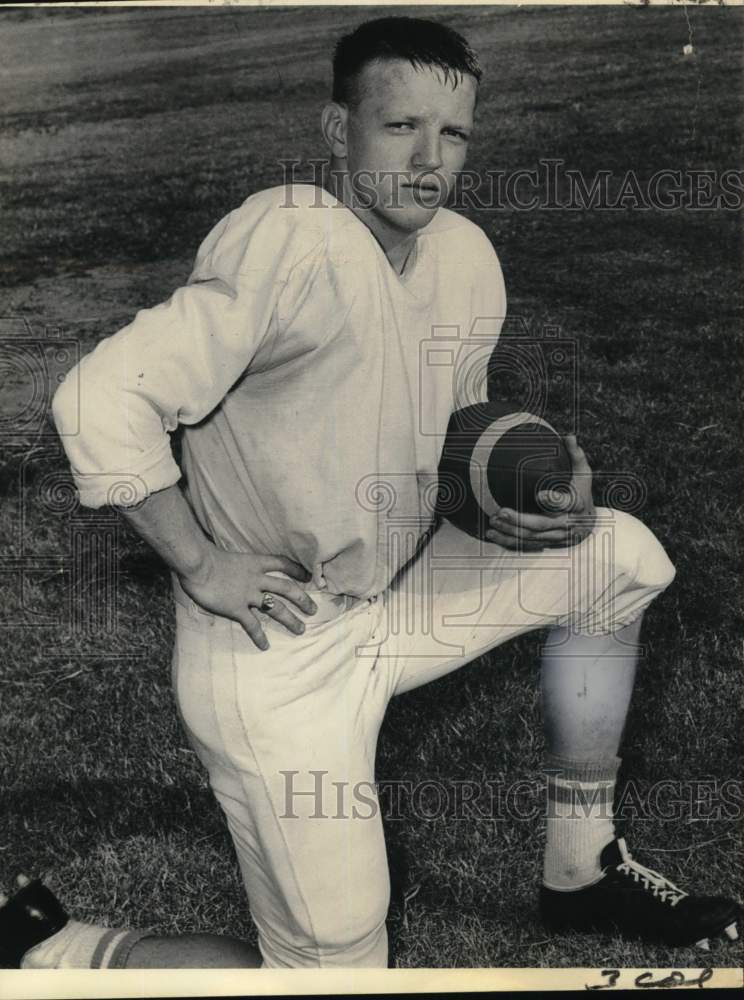 Press Photo Jerry Vaughs, Football Player - nos32918- Historic Images