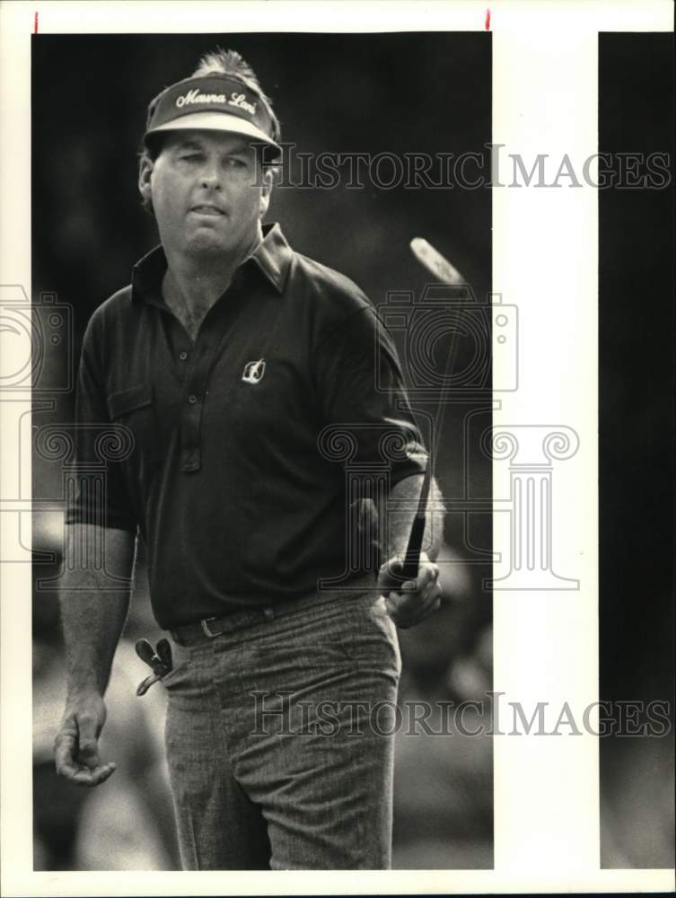 1988 Press Photo Golfer Lanny Wadkins at USF&amp;G Tournament - nos33035- Historic Images