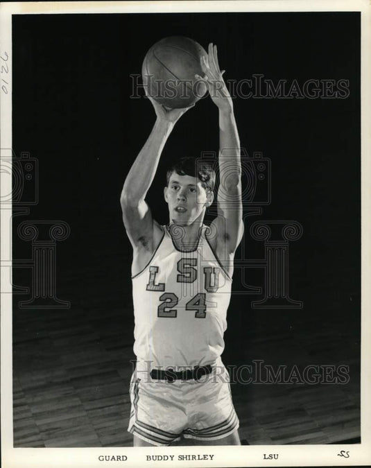 1965 Press Photo Buddy Shirley, LSU Guard - nos33053 - Historic Images