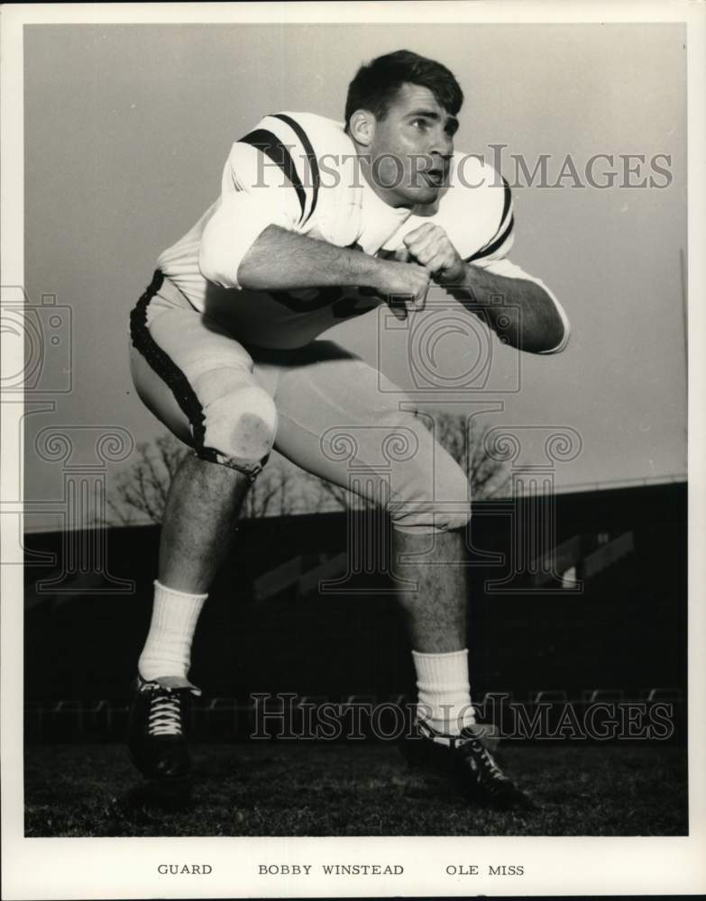 1970 Press Photo Bobby Winstead, Ole Miss Guard - nos33071 - Historic Images