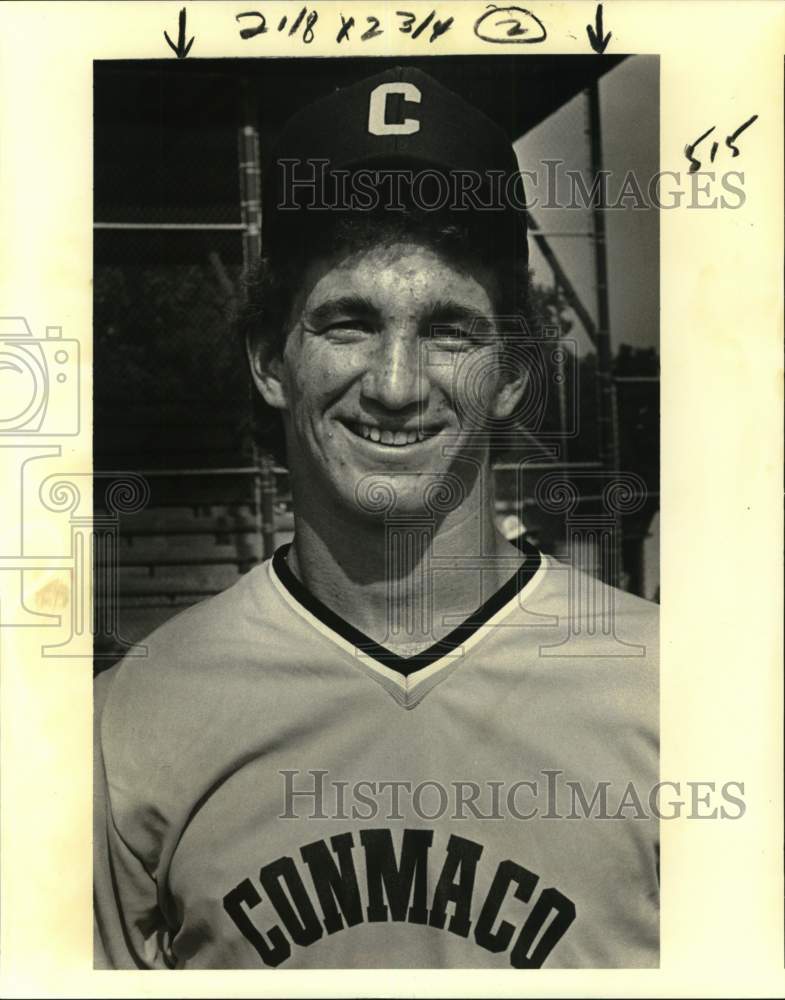 1985 Press Photo Baseball Player Joey Zimmerman - nos33126- Historic Images