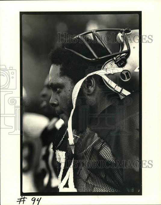 1978 Press Photo Melvin "Caveman" Williams of New Orleans Saints - nos33190 - Historic Images
