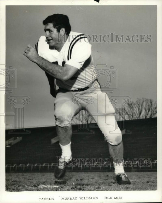 1970 Press Photo Murray Williams, Ole Miss Tackle - nos33207- Historic Images