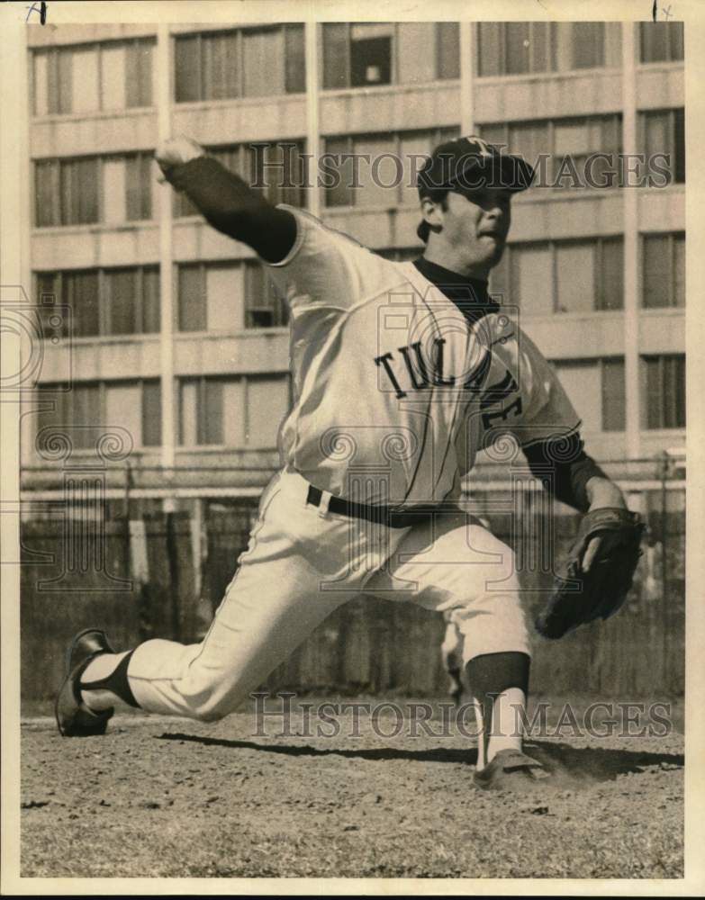 1971 Press Photo John Ryan, Tulane Pitcher - nos33346 - Historic Images