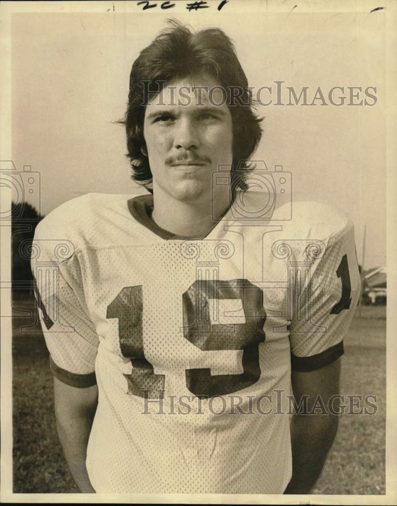 1974 Press Photo Ayres Schmitt, Football Player - nos33435 - Historic Images