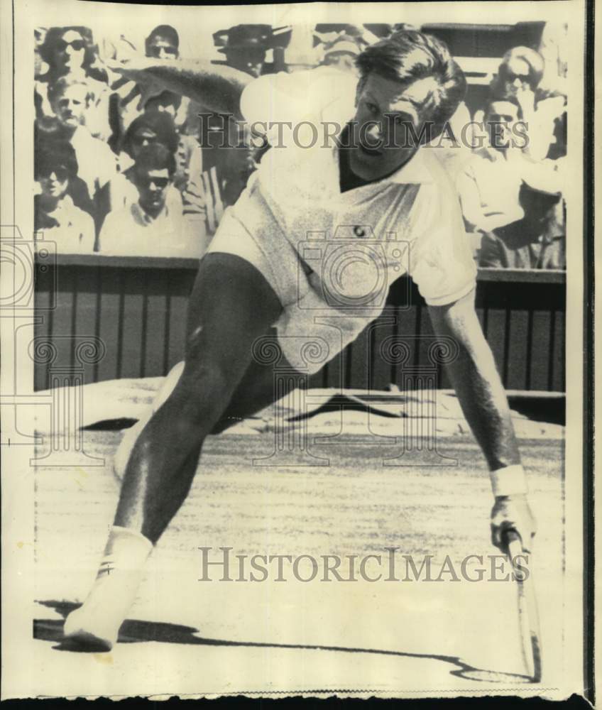 Tony Roche Autograph 1968 Press Photo Tennis Player Tony Roche - nos33527 - Historic Images