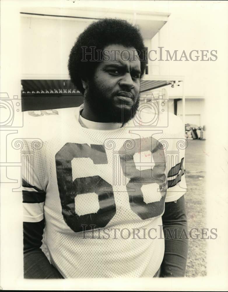 1978 Press Photo Football Player Herbert Scott - nos33618- Historic Images