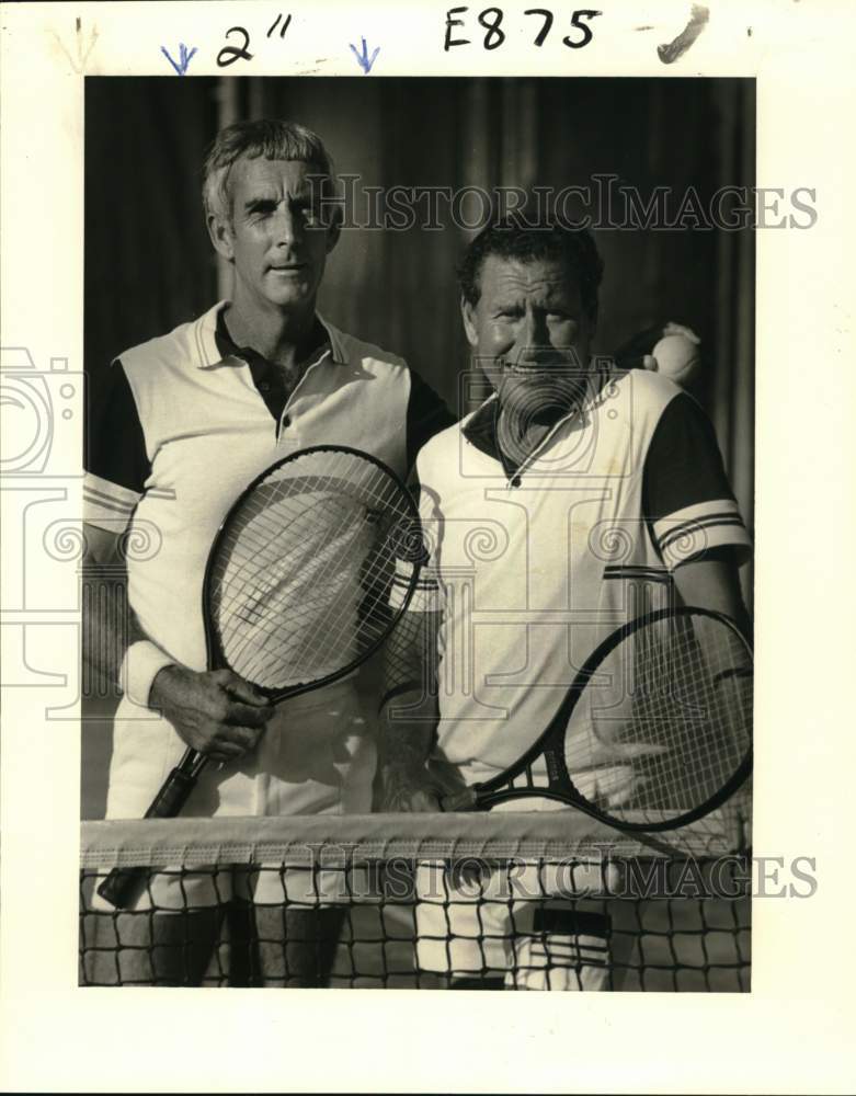 1979 Press Photo Tennis Doubles Team Russell Seymour, Jason Morton - nos33696 - Historic Images