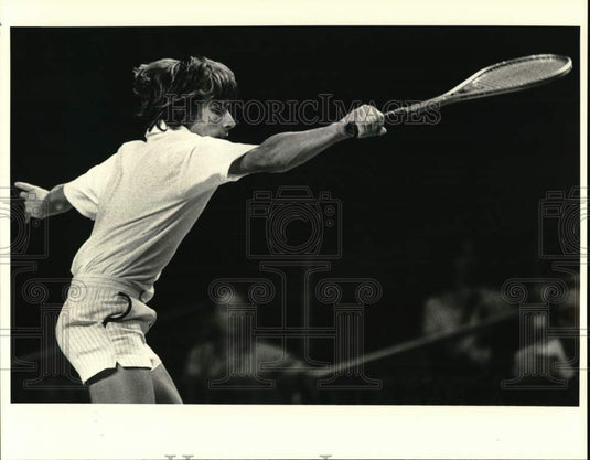 1980 Press Photo Tennis Player Tim Seigel - nos33737- Historic Images