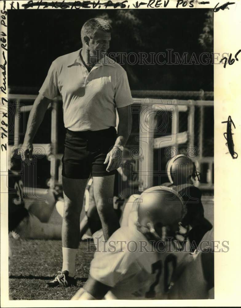 1978 Press Photo Paul Wiggin, New Orleans Saints Defensive Coordinator- Historic Images