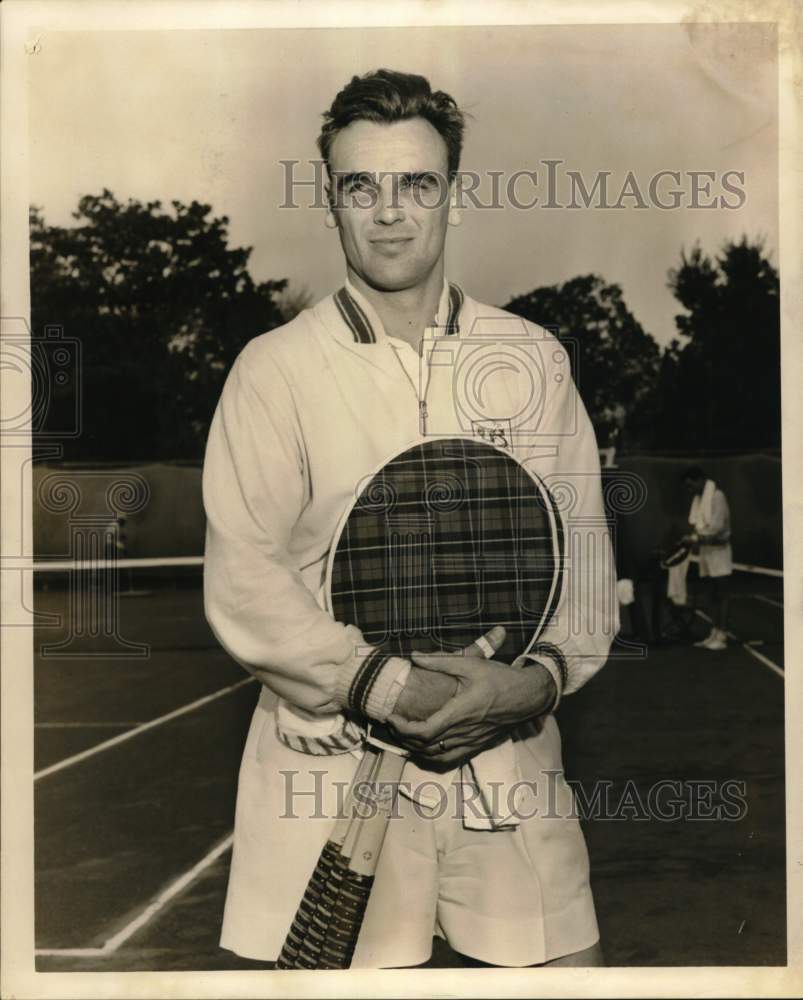 Press Photo Tennis Player Vic Seixas - nos33748 - Historic Images