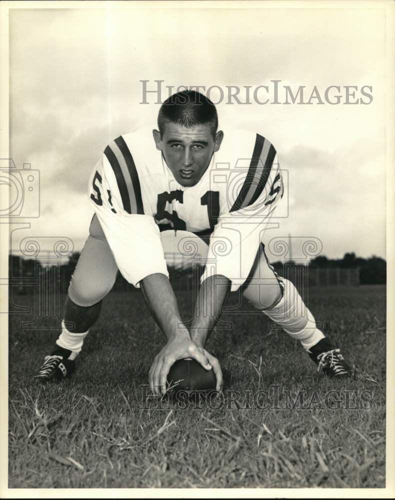 1967 Press Photo Barry Wilson, LSU Freshman Center - nos33809- Historic Images