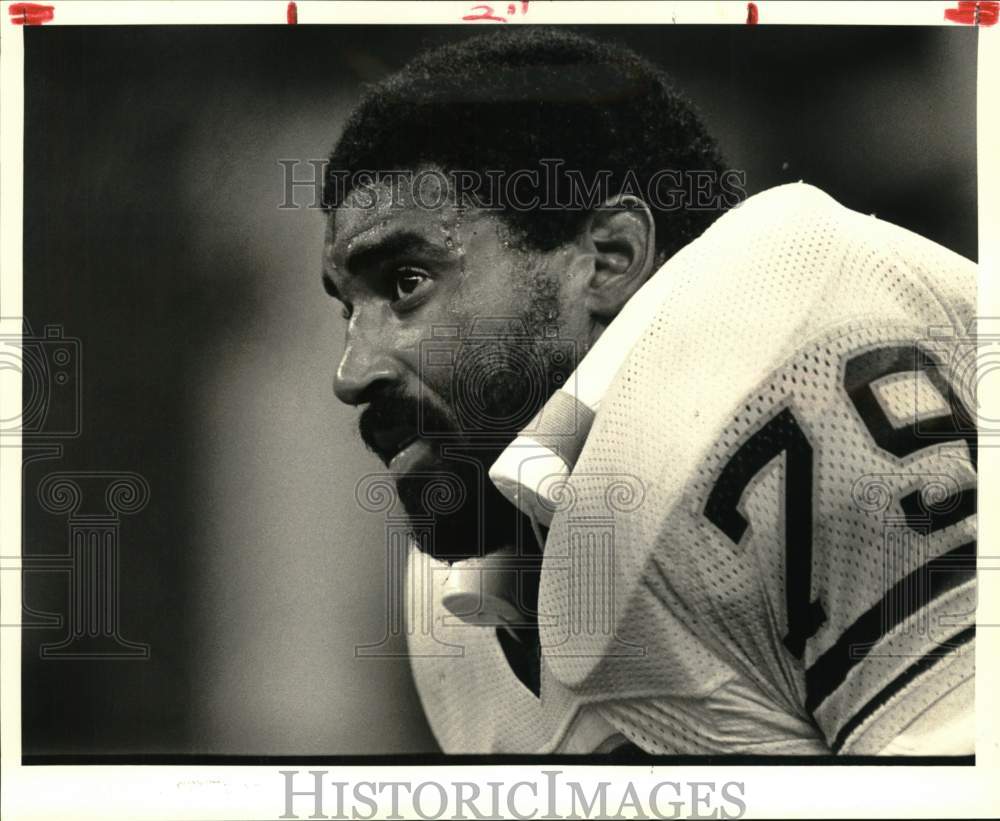 1985 Press Photo Ralph Williams, New Orleans Saints Offensive Lineman - Historic Images