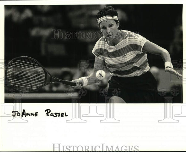 1985 Press Photo Tennis Player JoAnne Russell - nos34048 - Historic Images