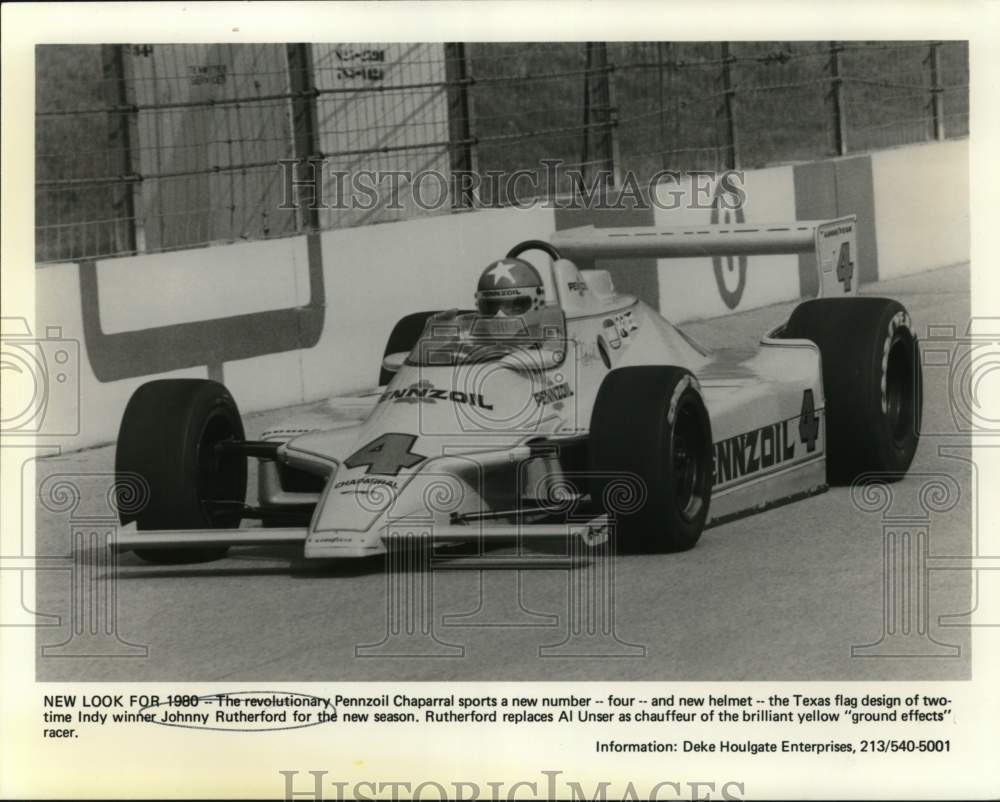 1980 Press Photo PennzoiI Chaparral Race Car - nos34079 - Historic Images