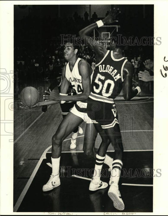 1982 Press Photo John Williams, Tulane Basketball Player During Game - nos34250 - Historic Images