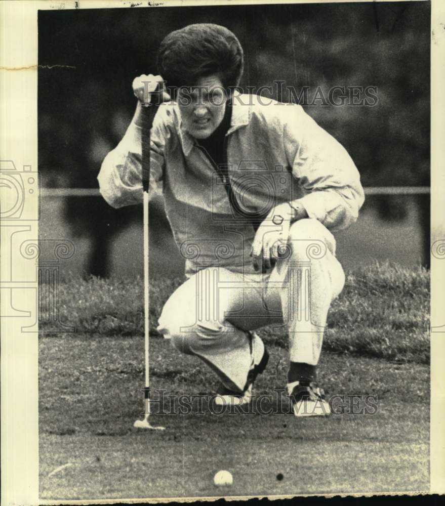 1972 Press Photo Golfer Kathy Whitworth at LPGA Championship - nos34308- Historic Images