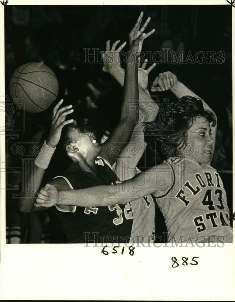 1981 Press Photo Florida State vs. Tulane Women's Basketball - nos34364 - Historic Images