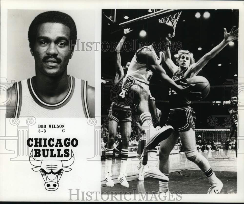 1977 Press Photo Bob Wilson of Chicago Bulls Basketball - nos34519 - Historic Images