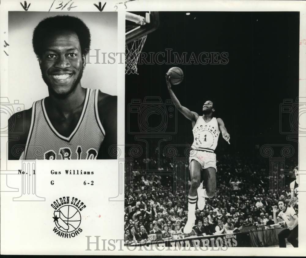 1977 Press Photo Gus Williams of Golden State Warriors Basketball - nos34542- Historic Images