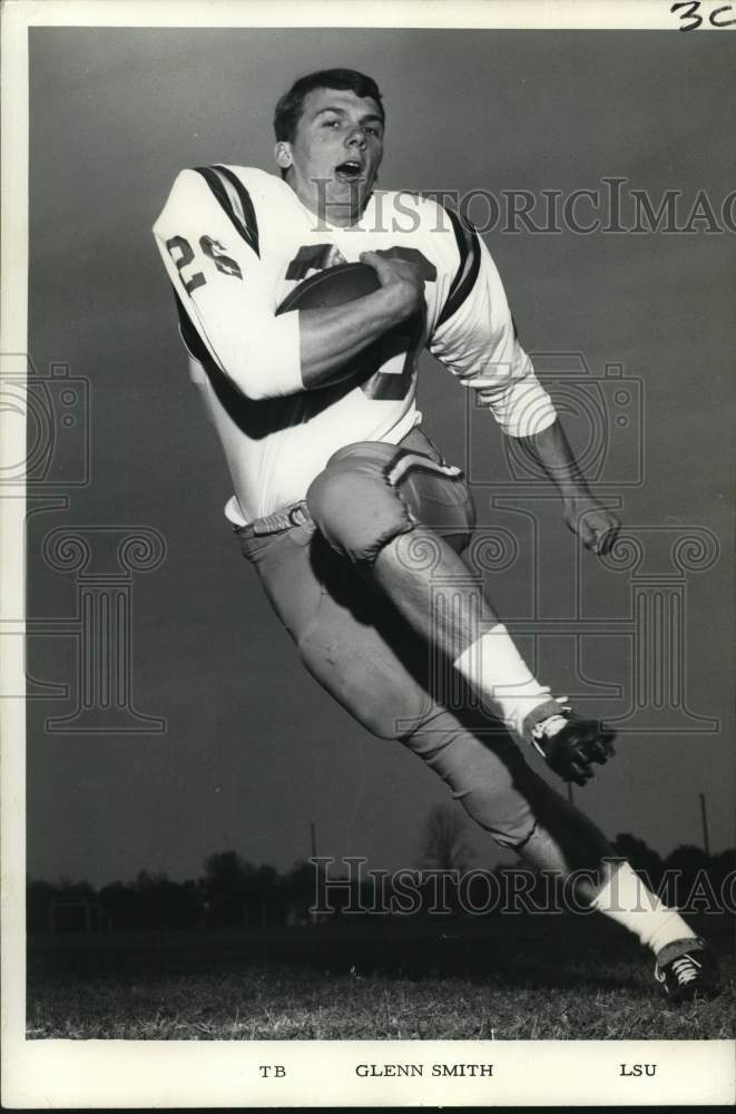 1966 Press Photo Louisiana State University tailback Glen Smith. - nos34655 - Historic Images