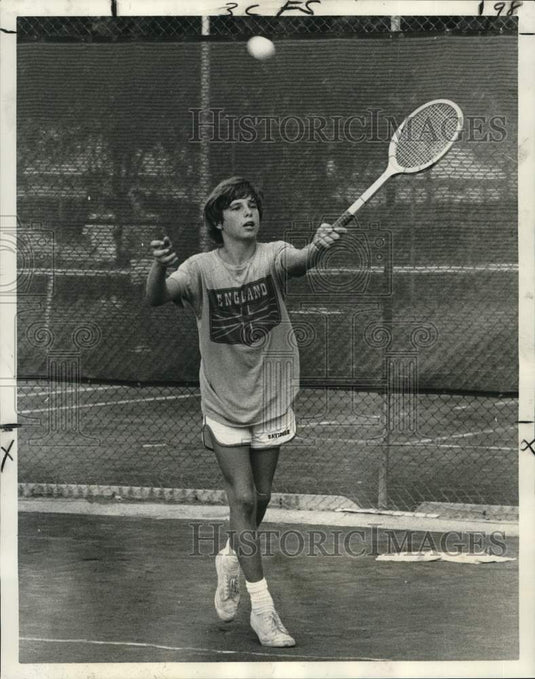 1973 Press Photo Mark Shoptaugh No. 1, Louisiana State Closed Tennis tourney- Historic Images