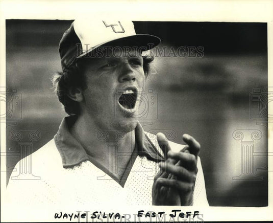1974 Press Photo Wayne Silva, multi-sport coach at East Jefferson High School - Historic Images