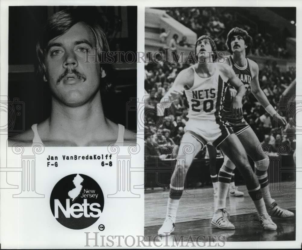 1979 Press Photo New Jersey Nets basketball forward-guard Jan VanBredaKolff- Historic Images