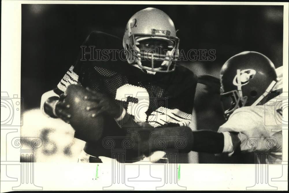 1984 Press Photo McDonogh High football quarterback Steve Vanner named MVP - Historic Images