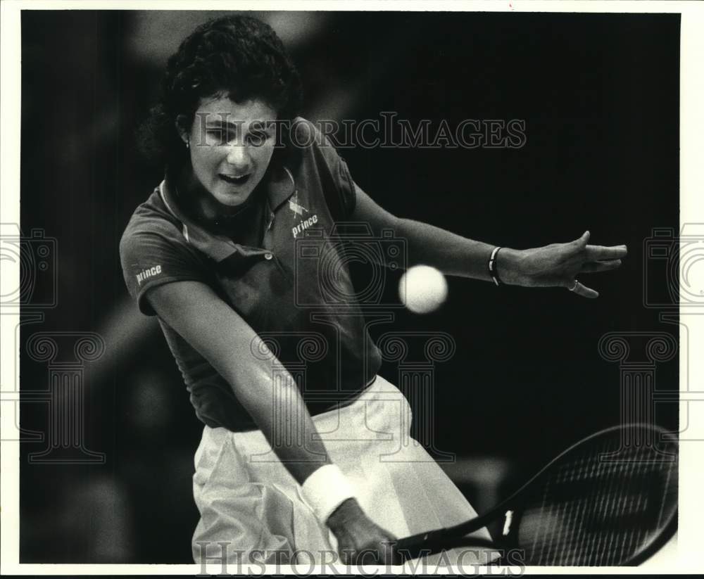 1986 Press Photo Tennis player Pam Shriver - nos35214 - Historic Images