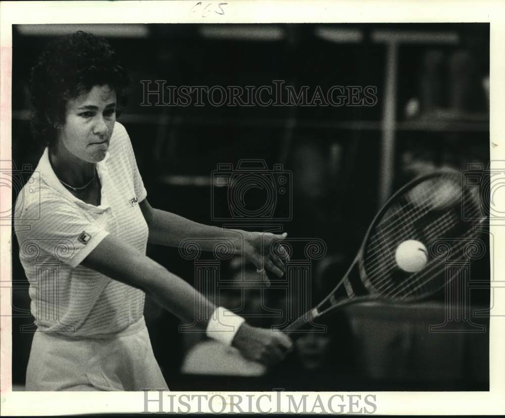 1984 Press Photo Tennis player Pam Shriver - nos35217- Historic Images