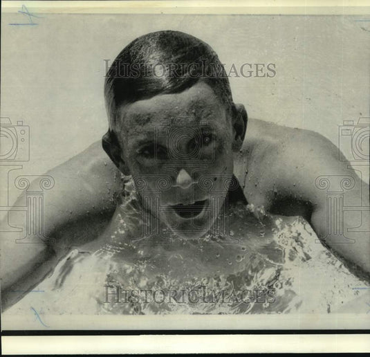 1974 Press Photo Tim Shaw broke 400-meter freestyle world record at AAU meet - Historic Images