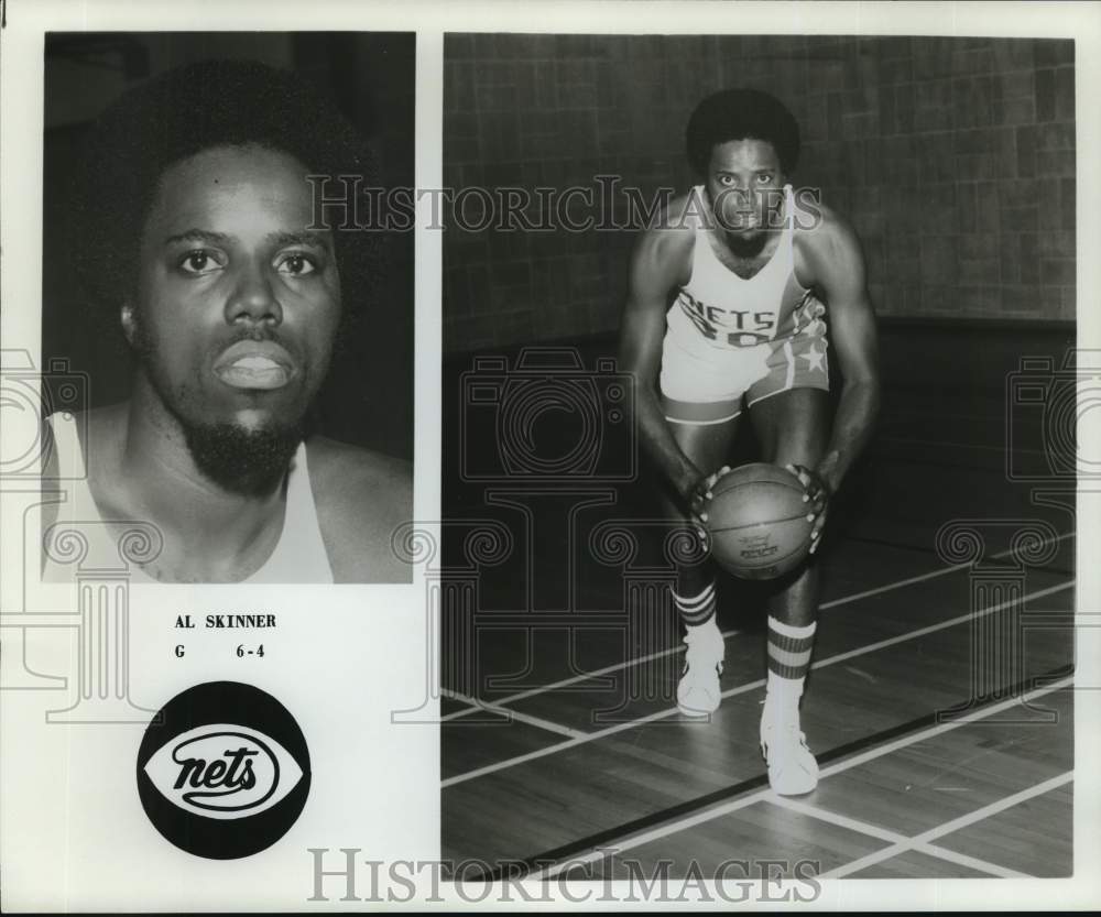 1978 Press Photo Brooklyn Nets basketball player Al Skinner - nos35256 - Historic Images