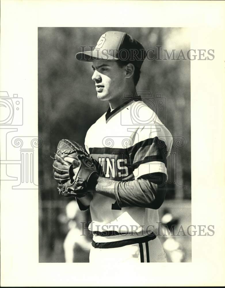 1987 Press Photo Baseball pitcher Steve Victory - nos35524 - Historic Images