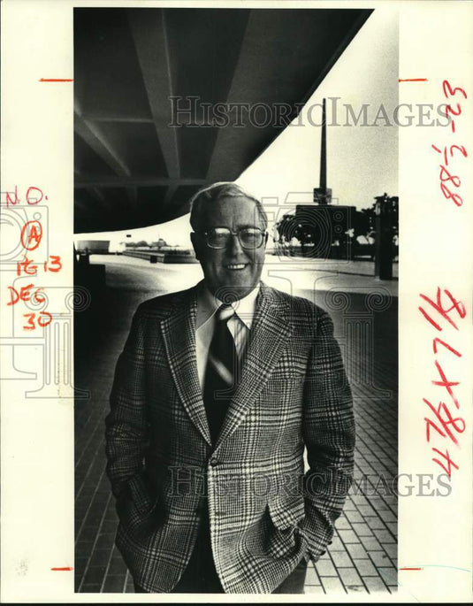 1979 HMC Management's Louisiana Superdome official Denzil Skinner - Historic Images