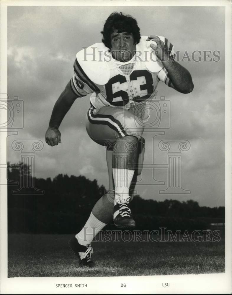 1978 Press Photo Louisiana State University&#39;s offensive back Spencer Smith.- Historic Images