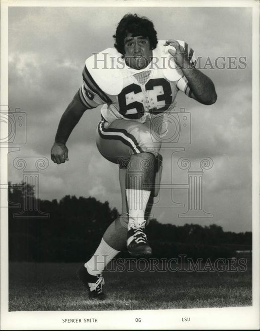 1978 Press Photo Louisiana State University's offensive back Spencer Smith.- Historic Images
