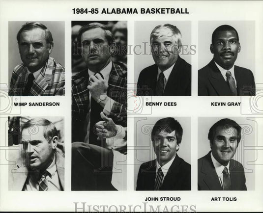 1985 Press Photo 1984-85 Alabama Basketball coaches. - nos36341- Historic Images